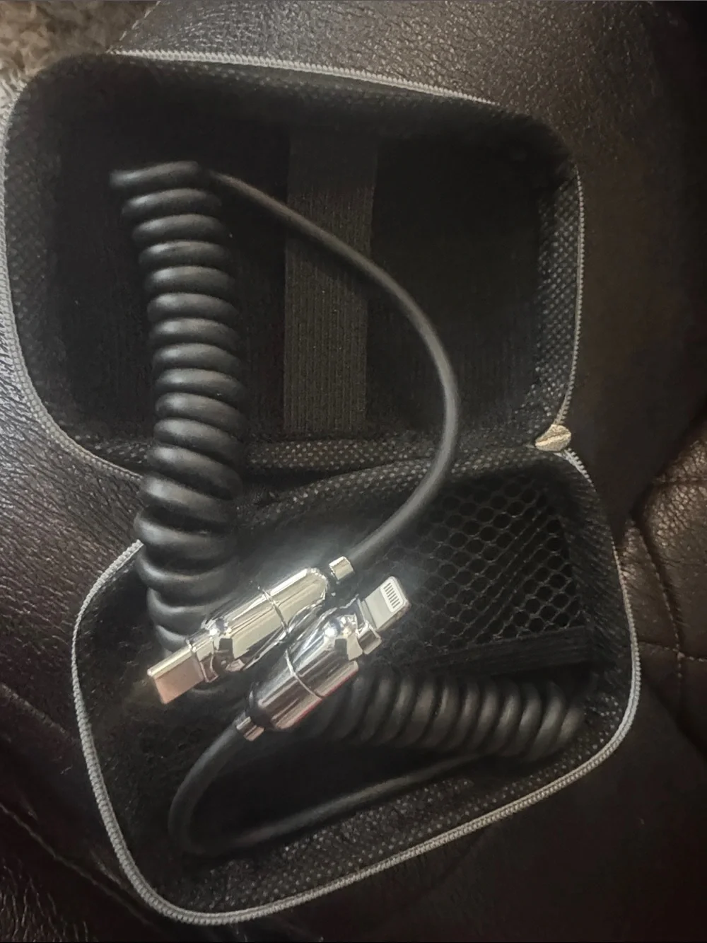 Coiled USB-C to Charging Cable - Fast Charger